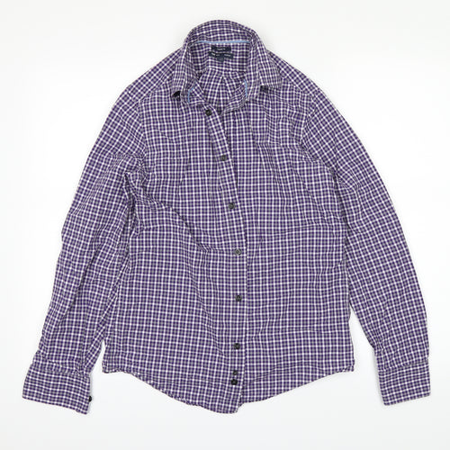 Agape Mens Purple    Dress Shirt Size XS