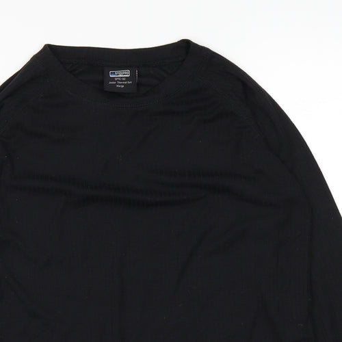 snowpro Girls Black   Basic T-Shirt Size XL