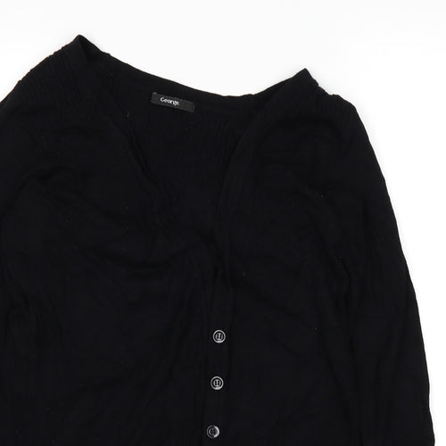 George Womens Black   Cardigan Jumper Size 12