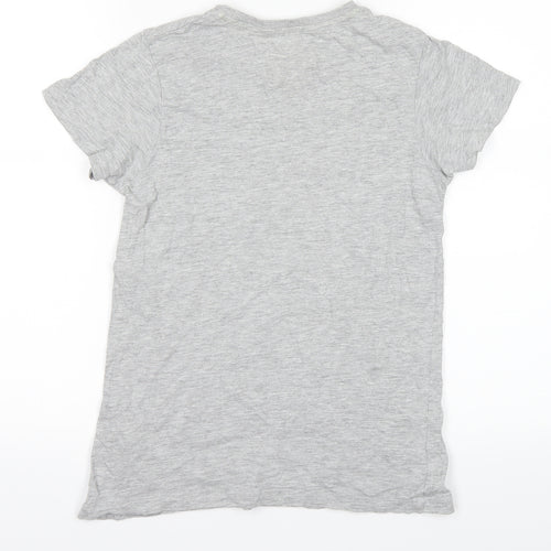 Preworn Boys Grey   Basic T-Shirt Size 10 Years