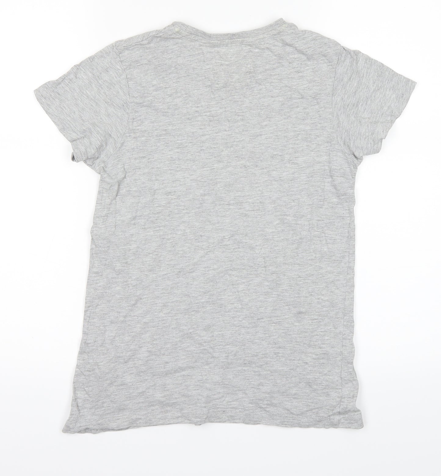 Preworn Boys Grey   Basic T-Shirt Size 10 Years