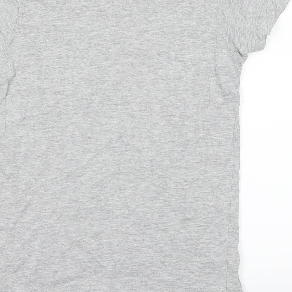 Preworn Boys Grey   Basic T-Shirt Size 10 Years