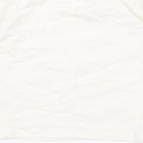 Carter's Girls White   Basic T-Shirt Size 6 Years