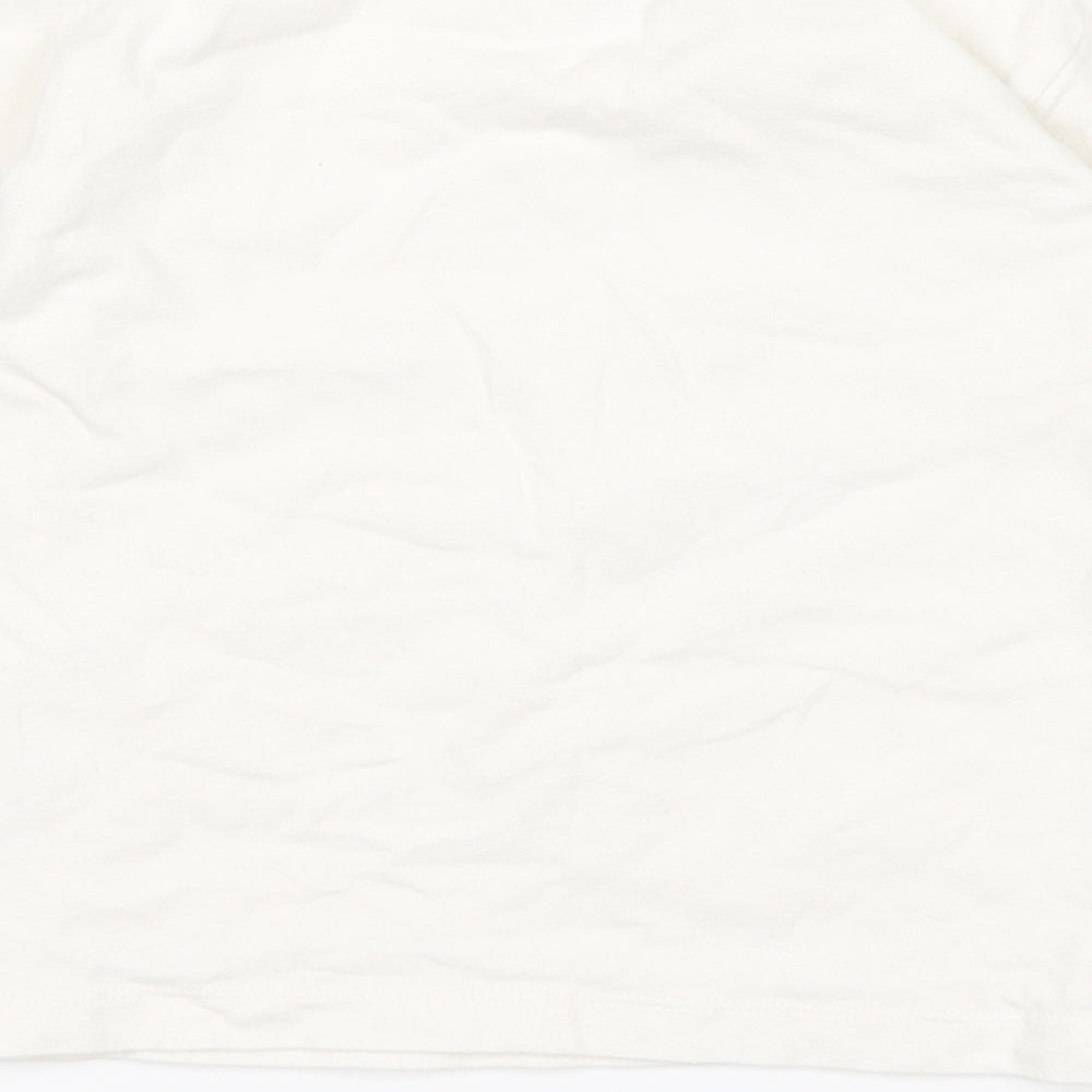 Carter's Girls White   Basic T-Shirt Size 6 Years
