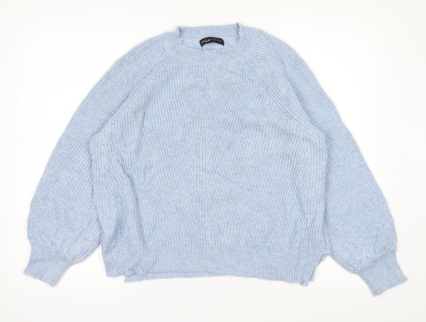 Marks and Spencer Mens Blue   Pullover Jumper Size M