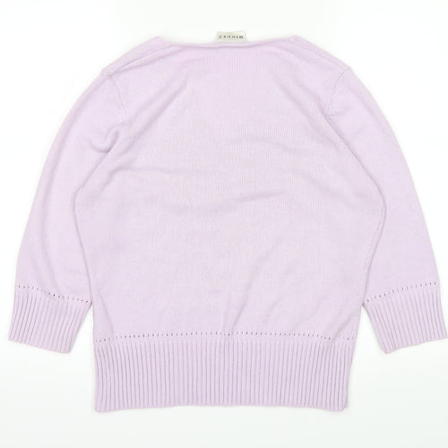 MINUTE Womens Purple   Pullover Jumper Size 12