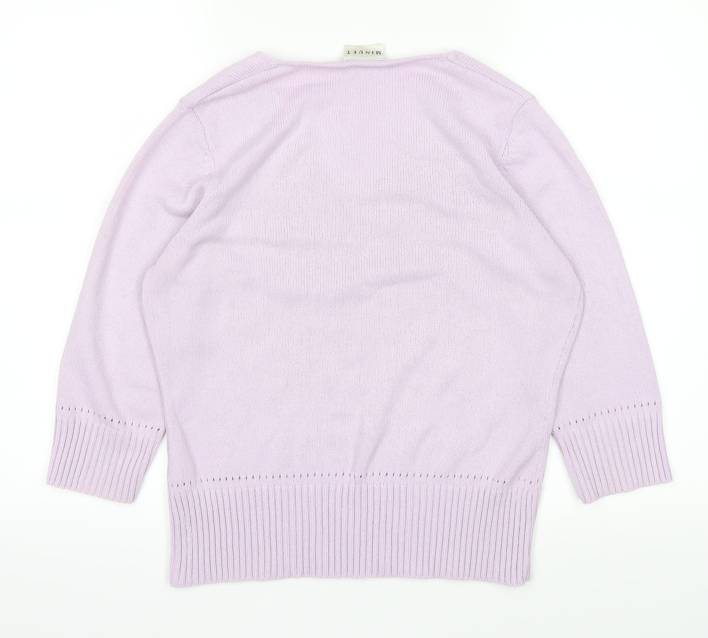 MINUTE Womens Purple   Pullover Jumper Size 12