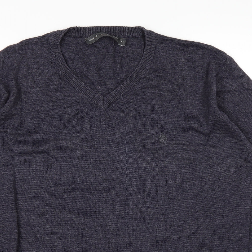 French Connection Mens Blue    T-Shirt Size M