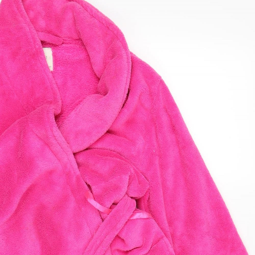 love to lounge Womens Pink   Top Robe Size M