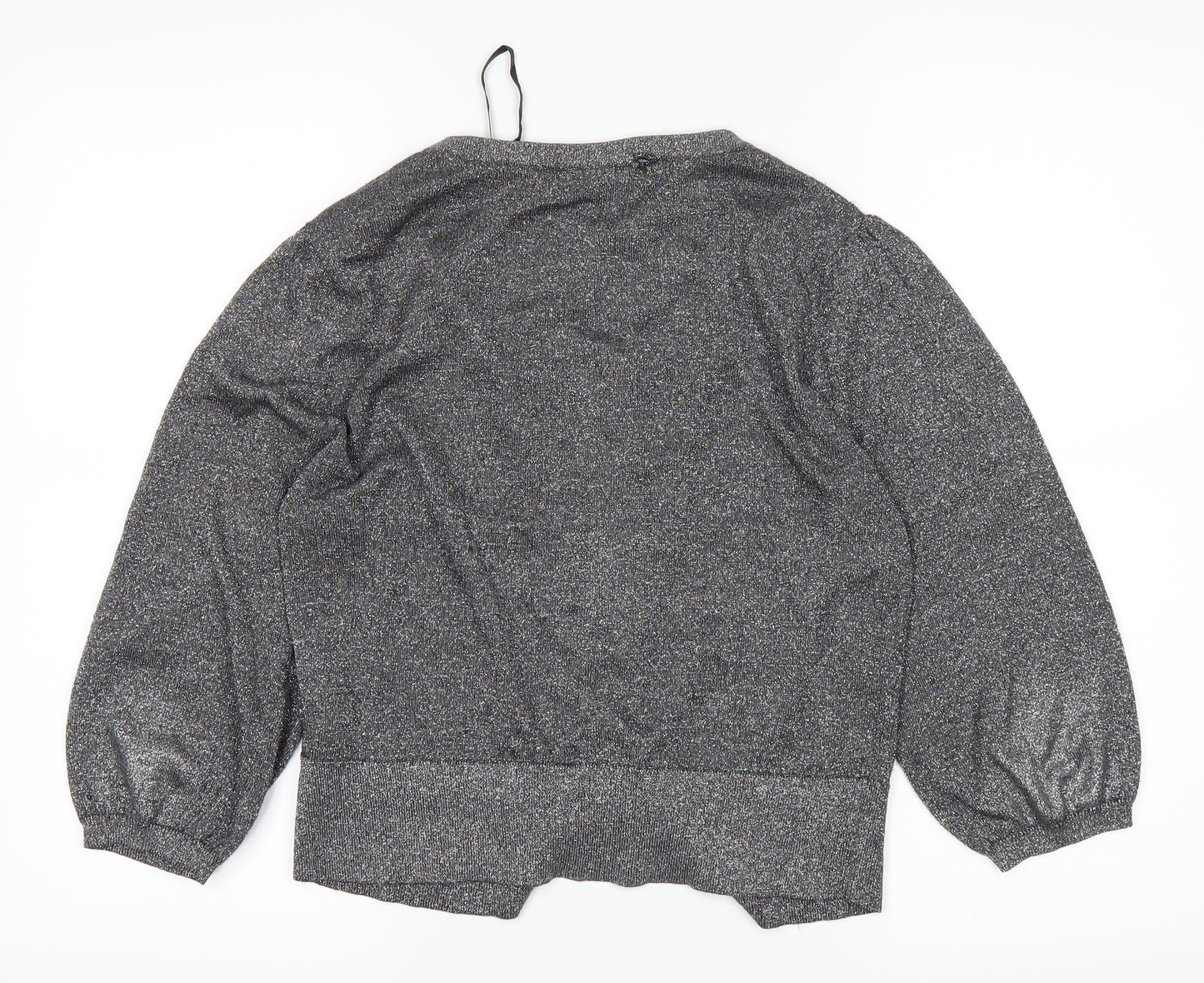 New Look Womens Grey   Cardigan Jumper Size 14
