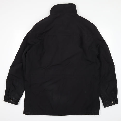 Collezione Womens Black   Bomber Jacket Coat Size L
