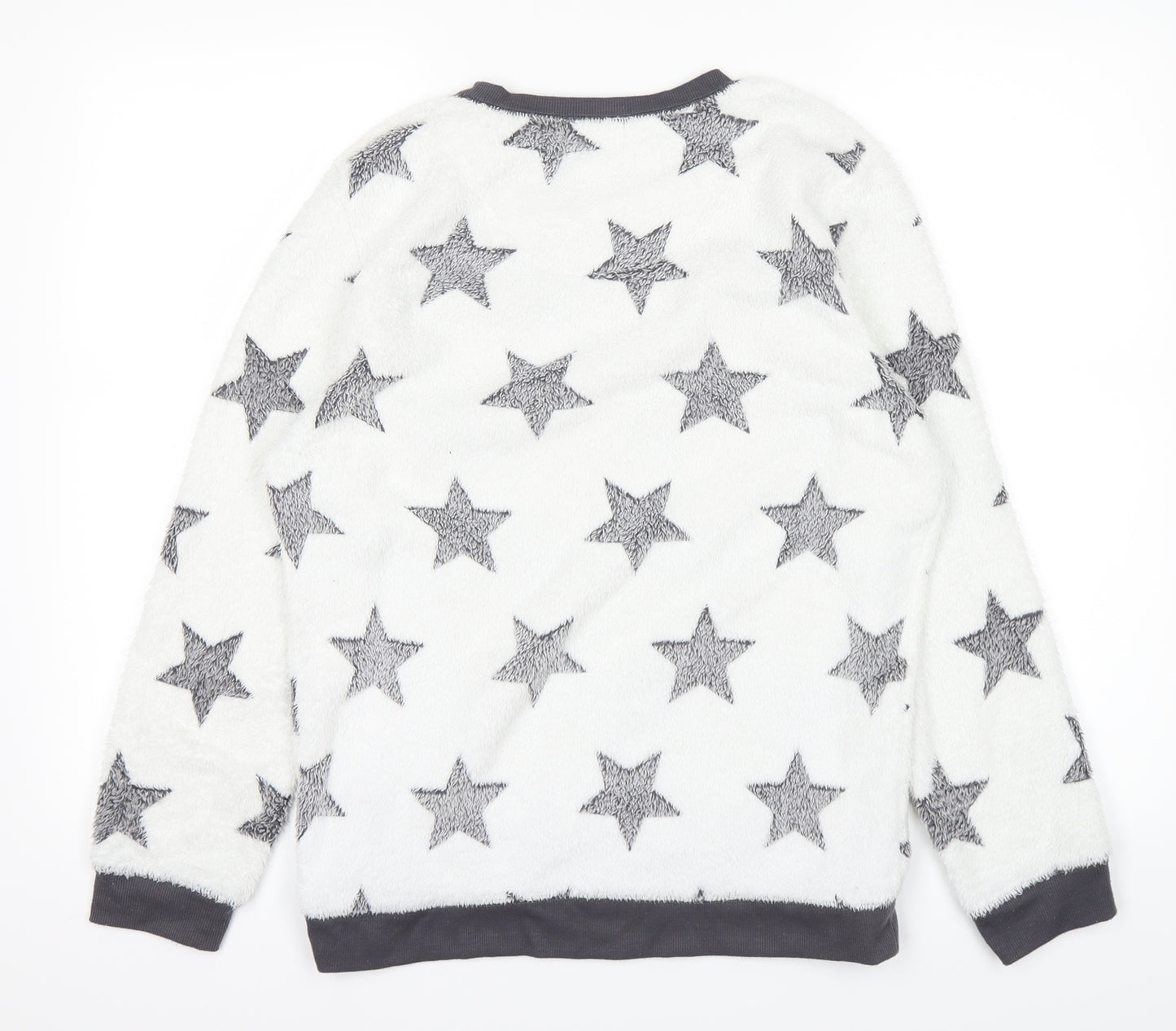 love to lounge Womens White   Pullover Jumper Size 10