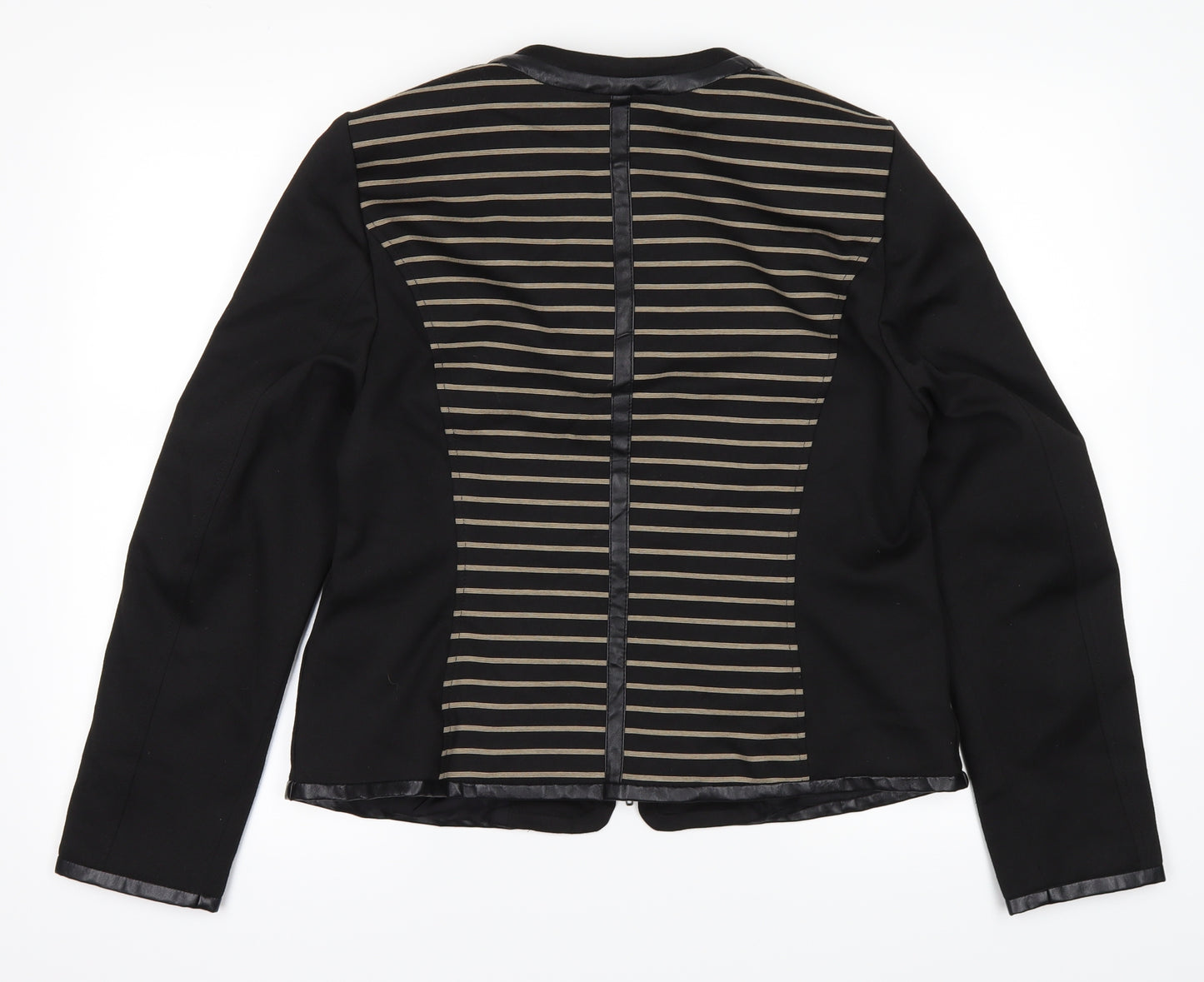 Bianca Womens Black   Jacket  Size 14