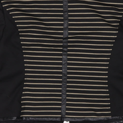 Bianca Womens Black   Jacket  Size 14