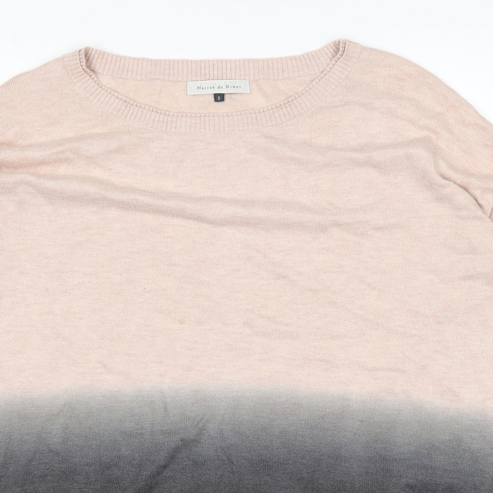 Maison de nimes Womens Pink   Pullover Jumper Size S