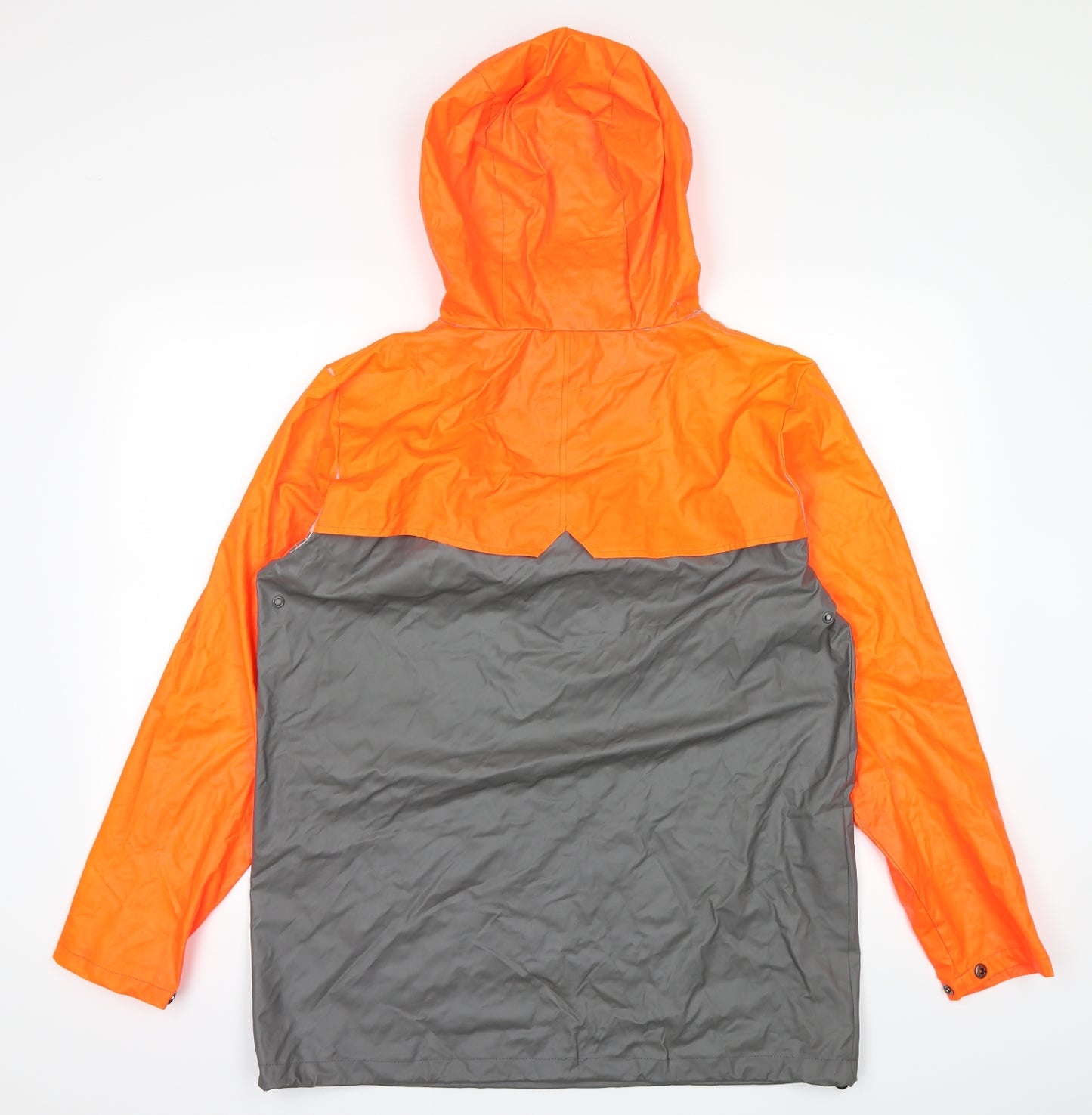 RAINS Mens Orange   Windbreaker Coat Size S