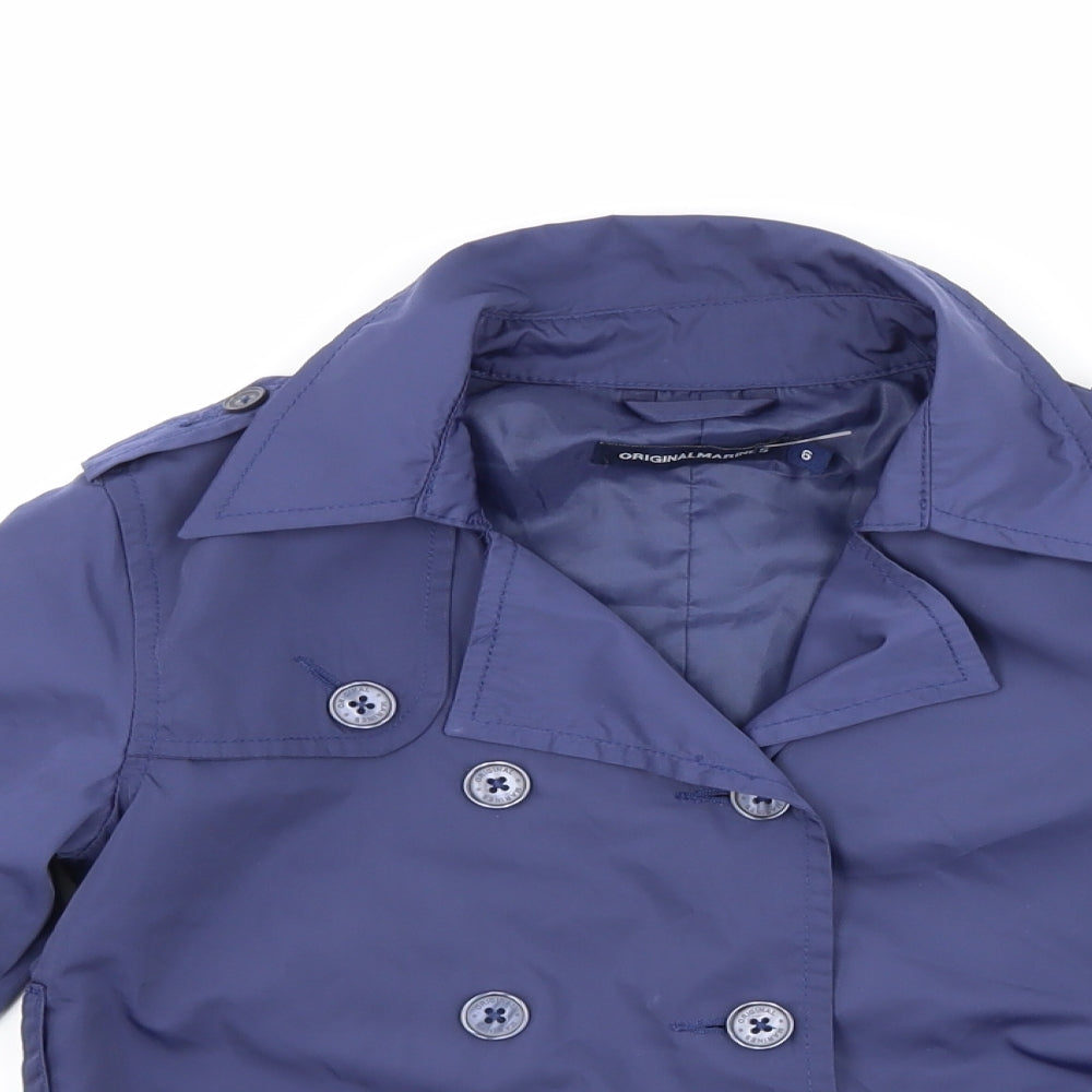 Original Marines Boys Blue   Overcoat Coat Size 6 Years