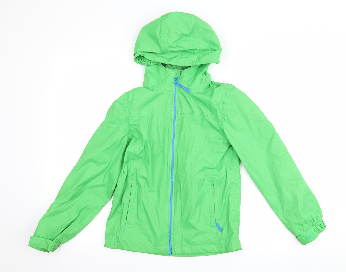 Mountain Warehouse Boys Green   Rain Coat Coat Size 9-10 Years