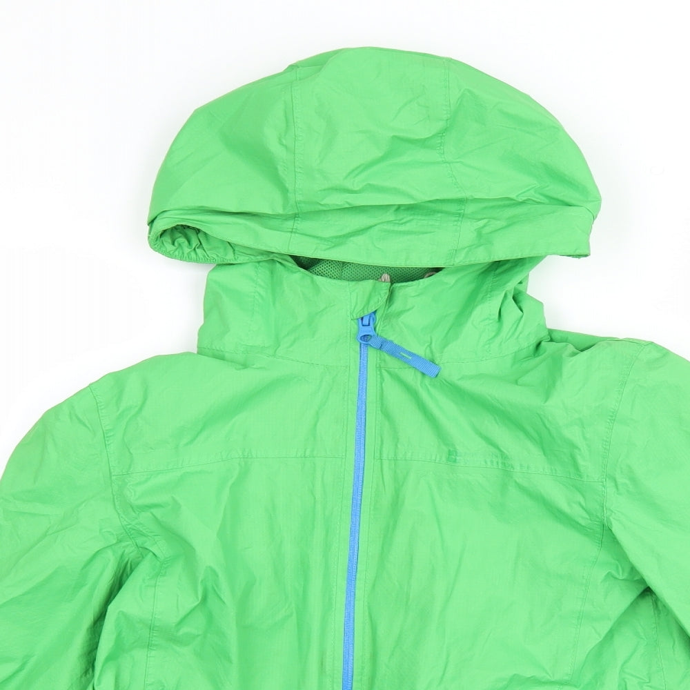 Mountain Warehouse Boys Green   Rain Coat Coat Size 9-10 Years