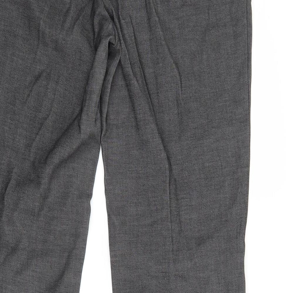 H&M Womens Grey   Trousers  Size 10 L31 in