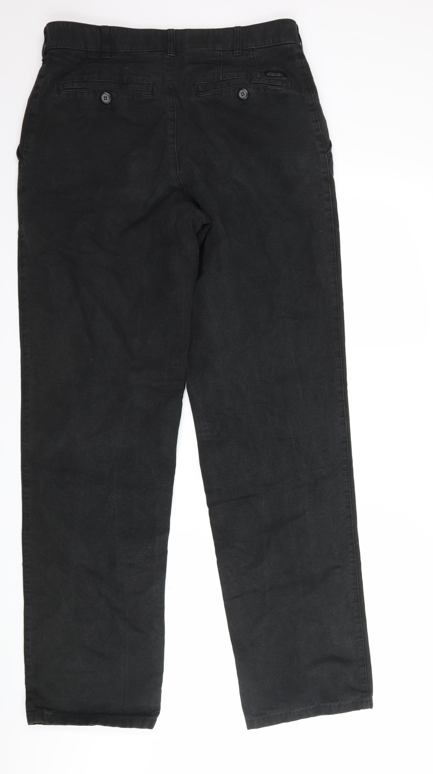 Meyer Mens Black  Denim Straight Jeans Size 32 L32 in
