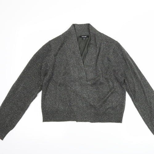 Premise Womens Grey   Cardigan Jumper Size M