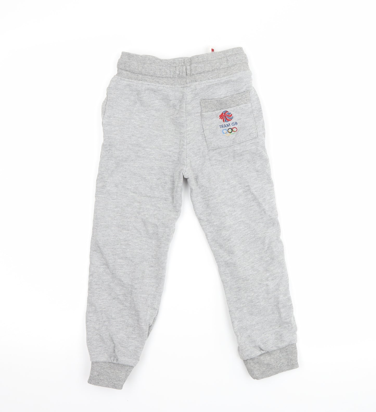 Team GB Boys Grey   Jogger Trousers Size 5-6 Years - Team GB