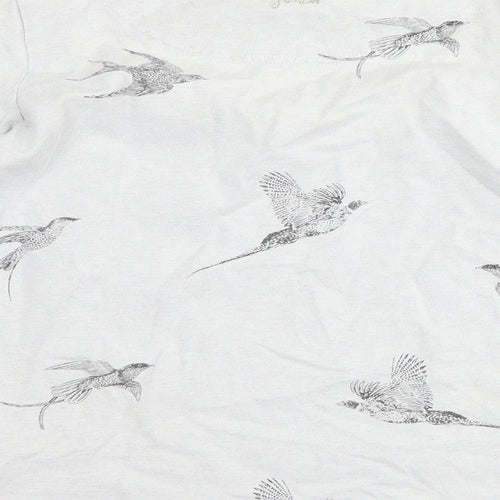 Joules Womens Grey   Pullover Sweatshirt Size 12  - Bird print