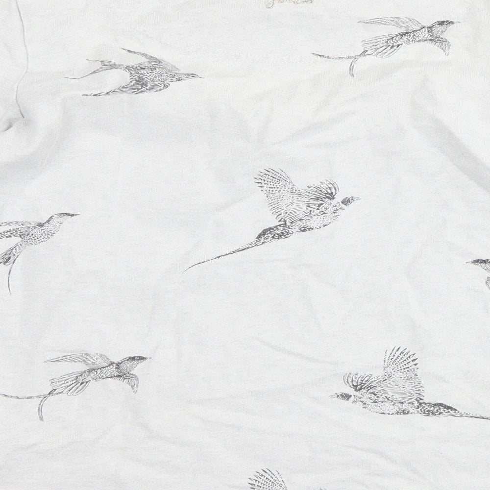 Joules Womens Grey   Pullover Sweatshirt Size 12  - Bird print
