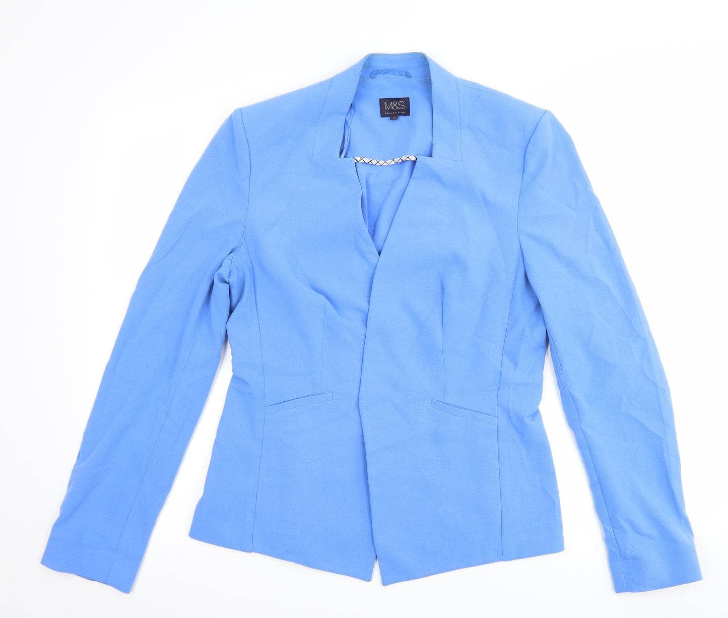 Marks and Spencer Womens Blue   Jacket Blazer Size 12