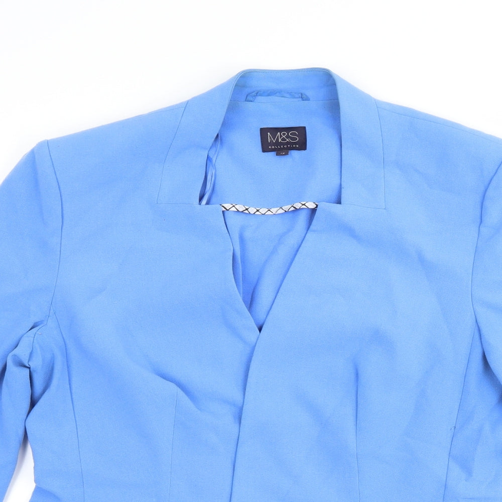 Marks and Spencer Womens Blue   Jacket Blazer Size 12