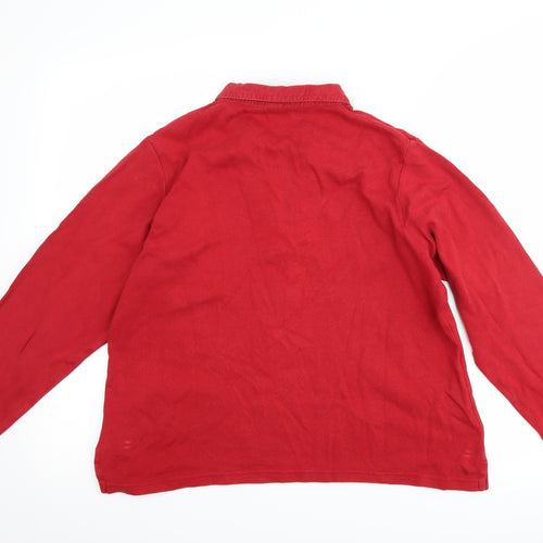 Tulchan Womens Red   Pullover Sweatshirt Size M