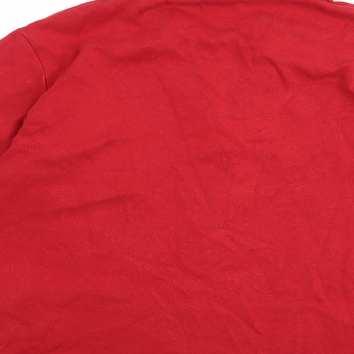 Tulchan Womens Red   Pullover Sweatshirt Size M