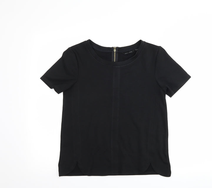 New Look Womens Black   Basic T-Shirt Size 8