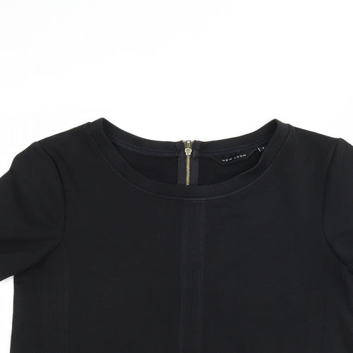 New Look Womens Black   Basic T-Shirt Size 8