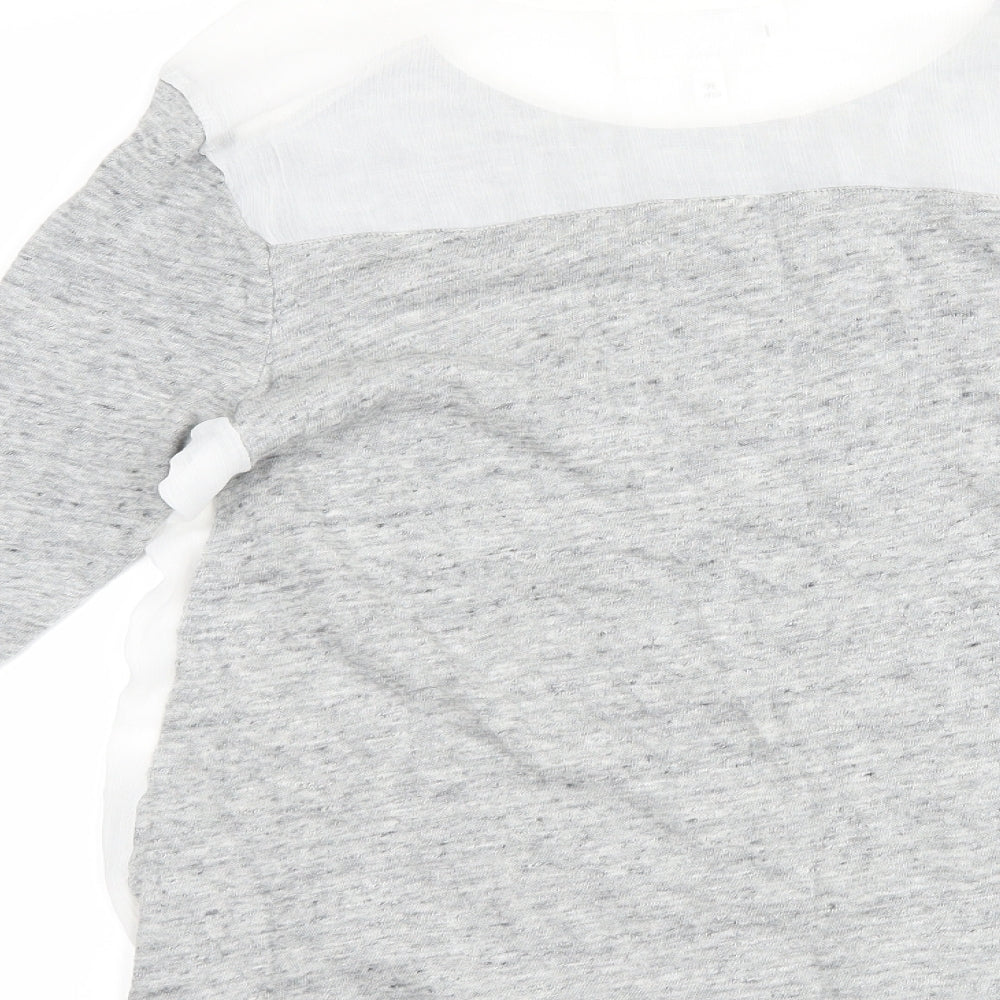 NEXT Womens Grey   Basic T-Shirt Size 8