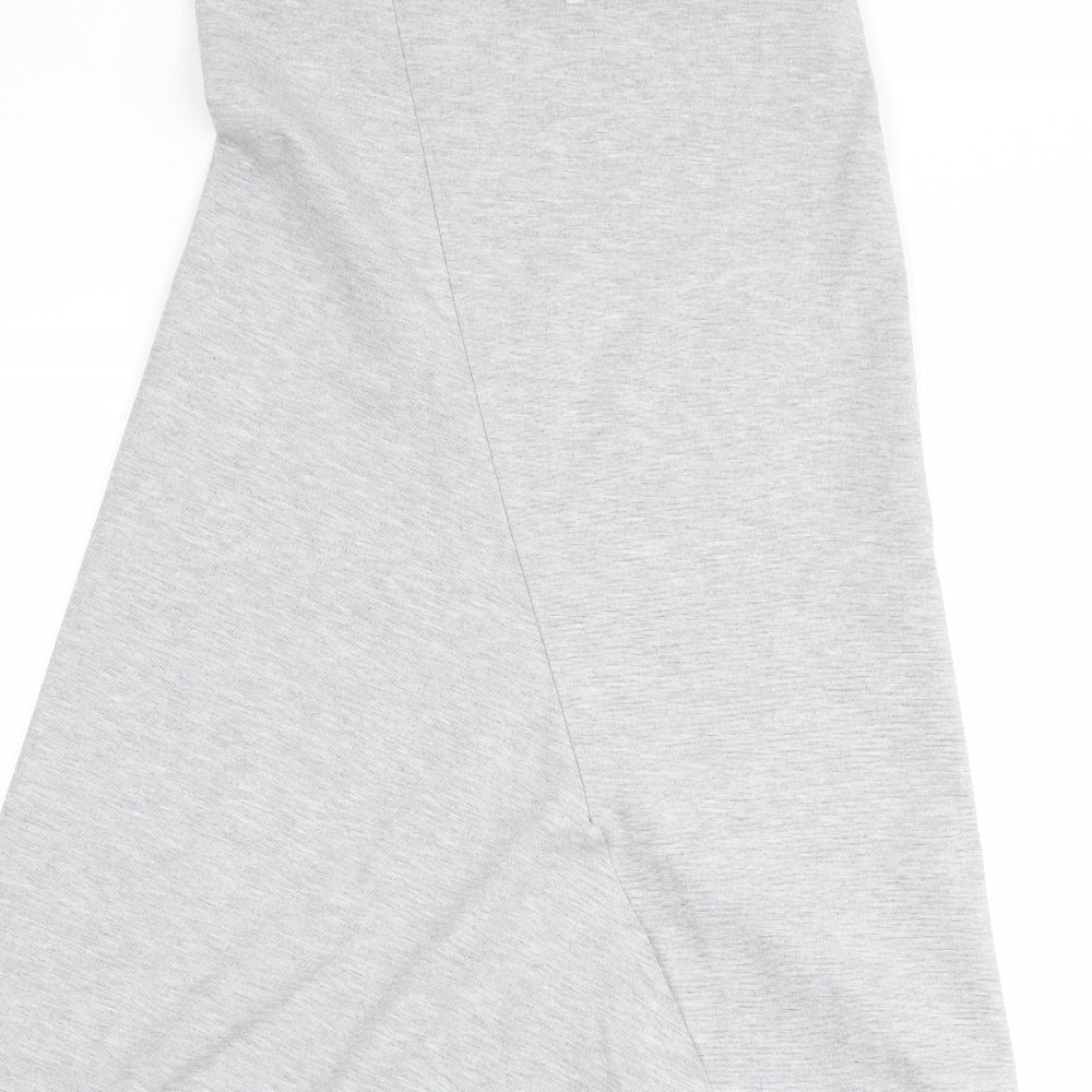 Topshop Womens Grey   Maxi Skirt Size 10