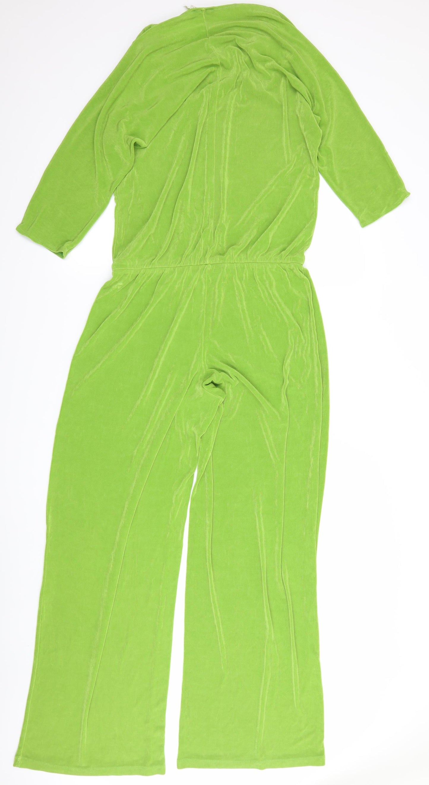 Kim&Co Womens Green   Jumpsuit One-Piece Size M