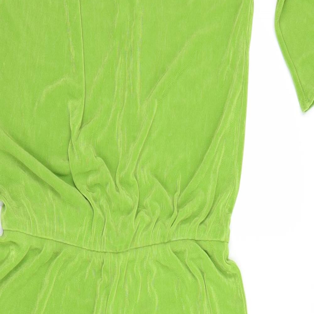 Kim&Co Womens Green   Jumpsuit One-Piece Size M