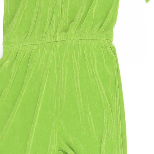 Kim&Co Womens Green   Jumpsuit One-Piece Size M