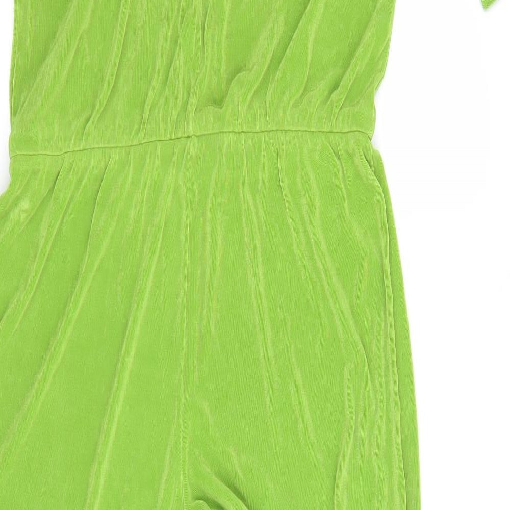 Kim&Co Womens Green   Jumpsuit One-Piece Size M