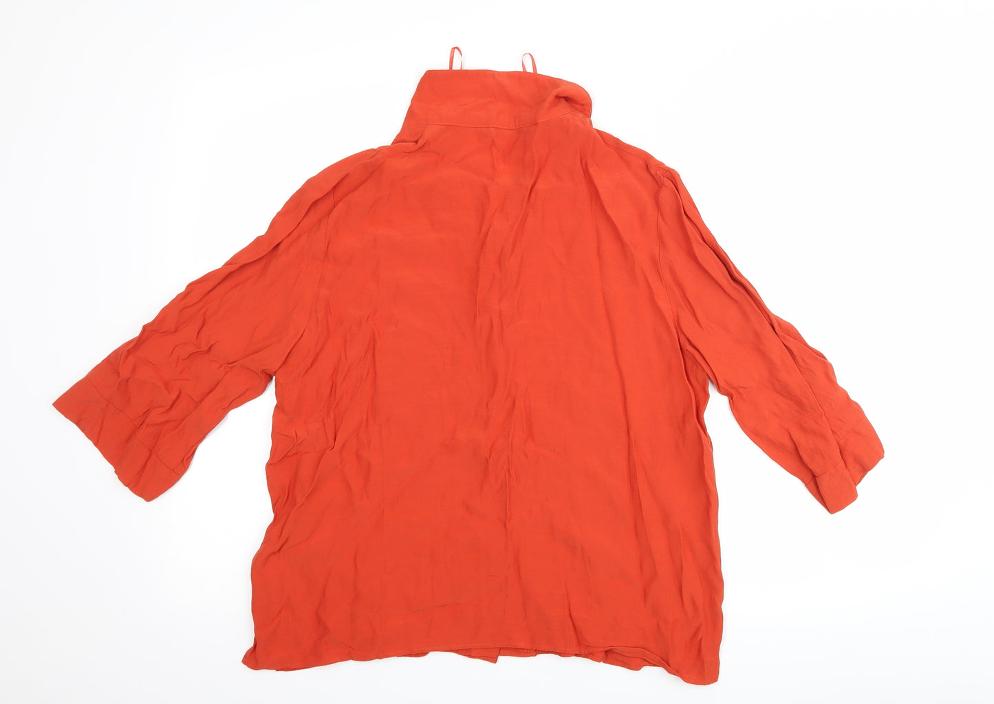 Marks and Spencer Womens Orange   Basic Blouse Size 14