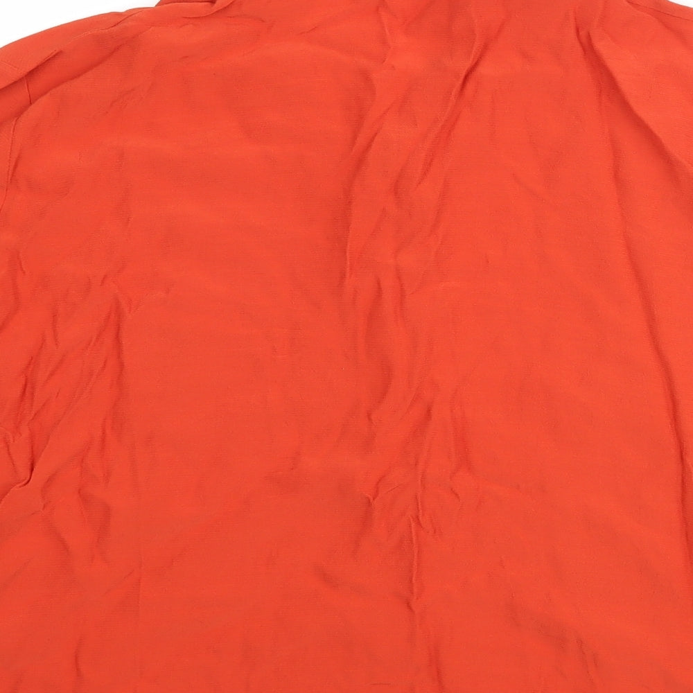 Marks and Spencer Womens Orange   Basic Blouse Size 14