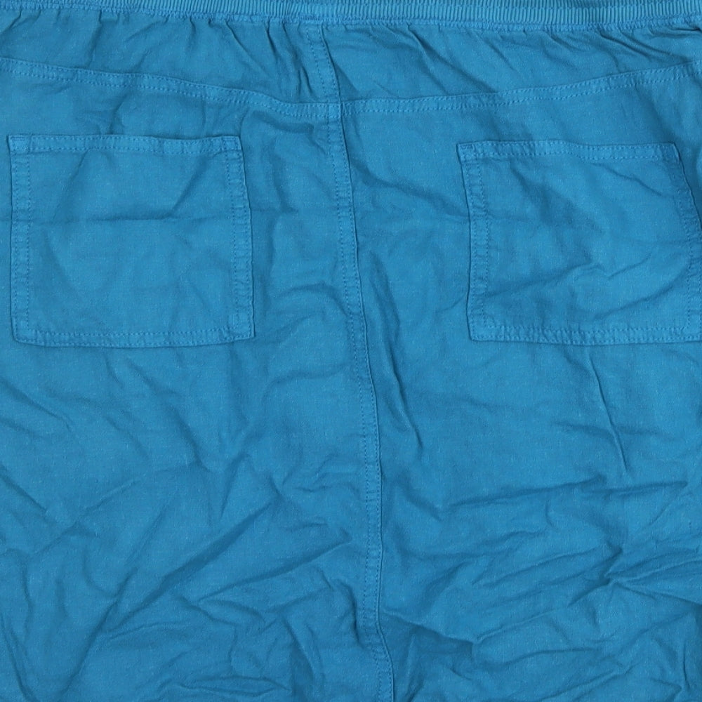 Marks and Spencer Womens Blue   Straight & Pencil Skirt Size 16