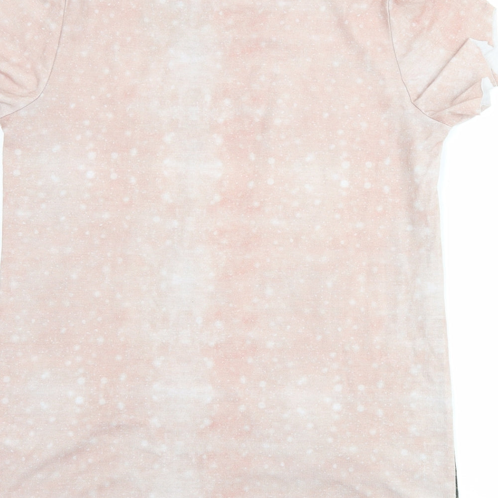 TU Girls Pink   Basic T-Shirt Size 14 Years  - deer