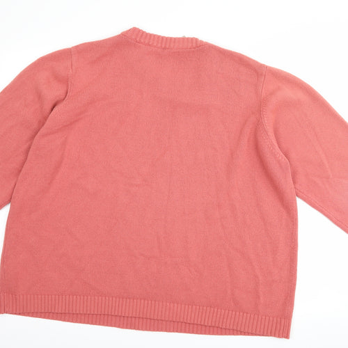 Anthology Womens Pink   Pullover Jumper Size 24