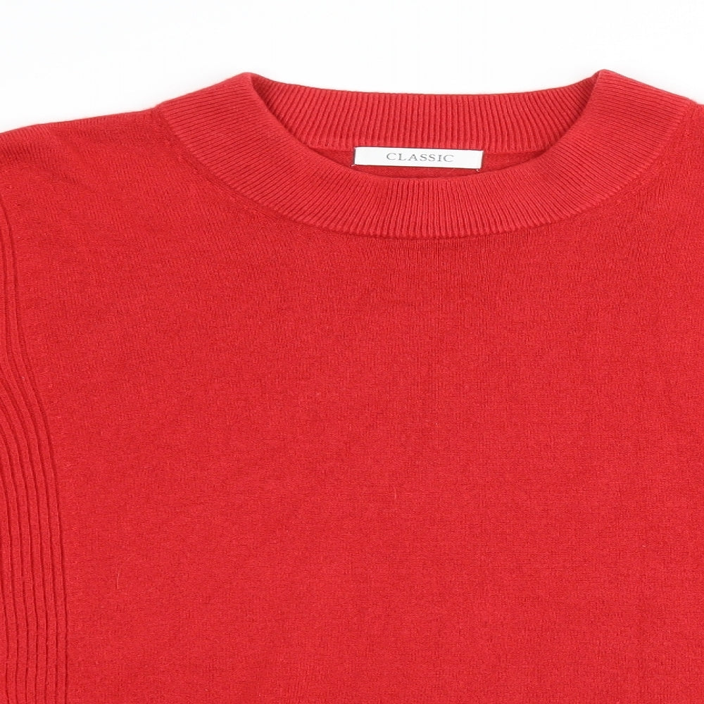 Marks and Spencer Womens Red   Pullover Jumper Size 22