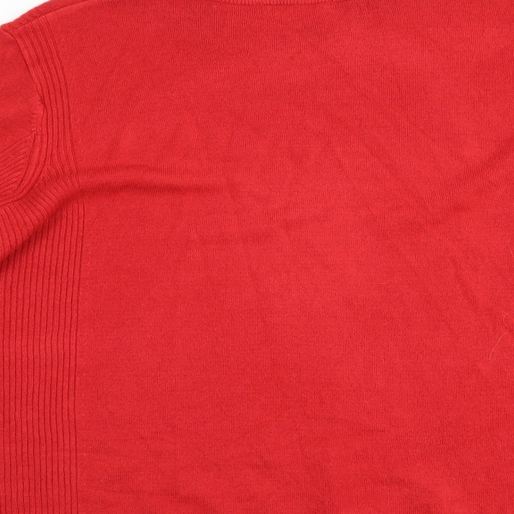 Marks and Spencer Womens Red   Pullover Jumper Size 22