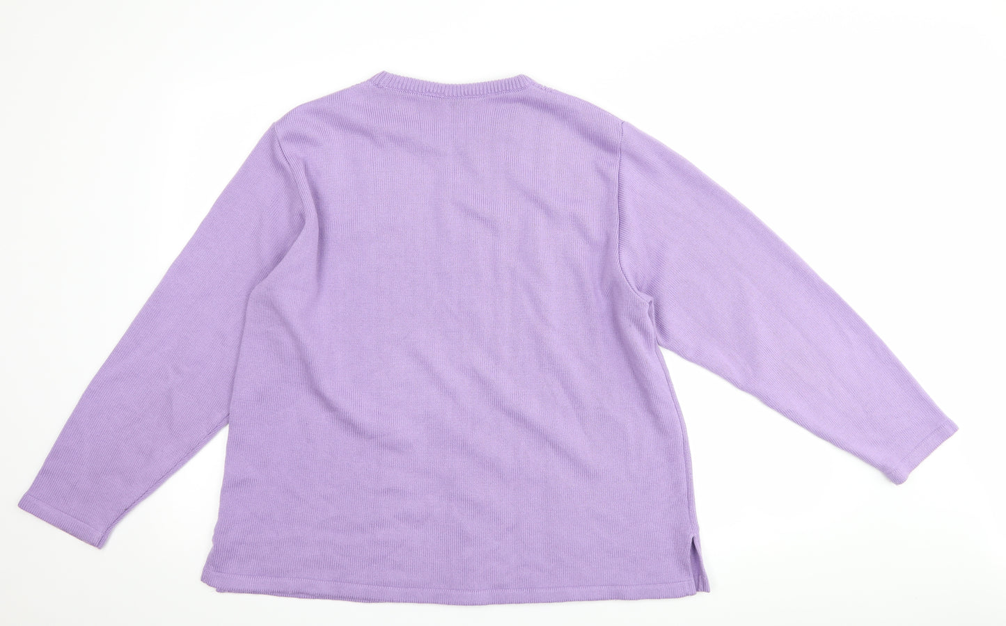 happit Womens Purple   Pullover Jumper Size 18