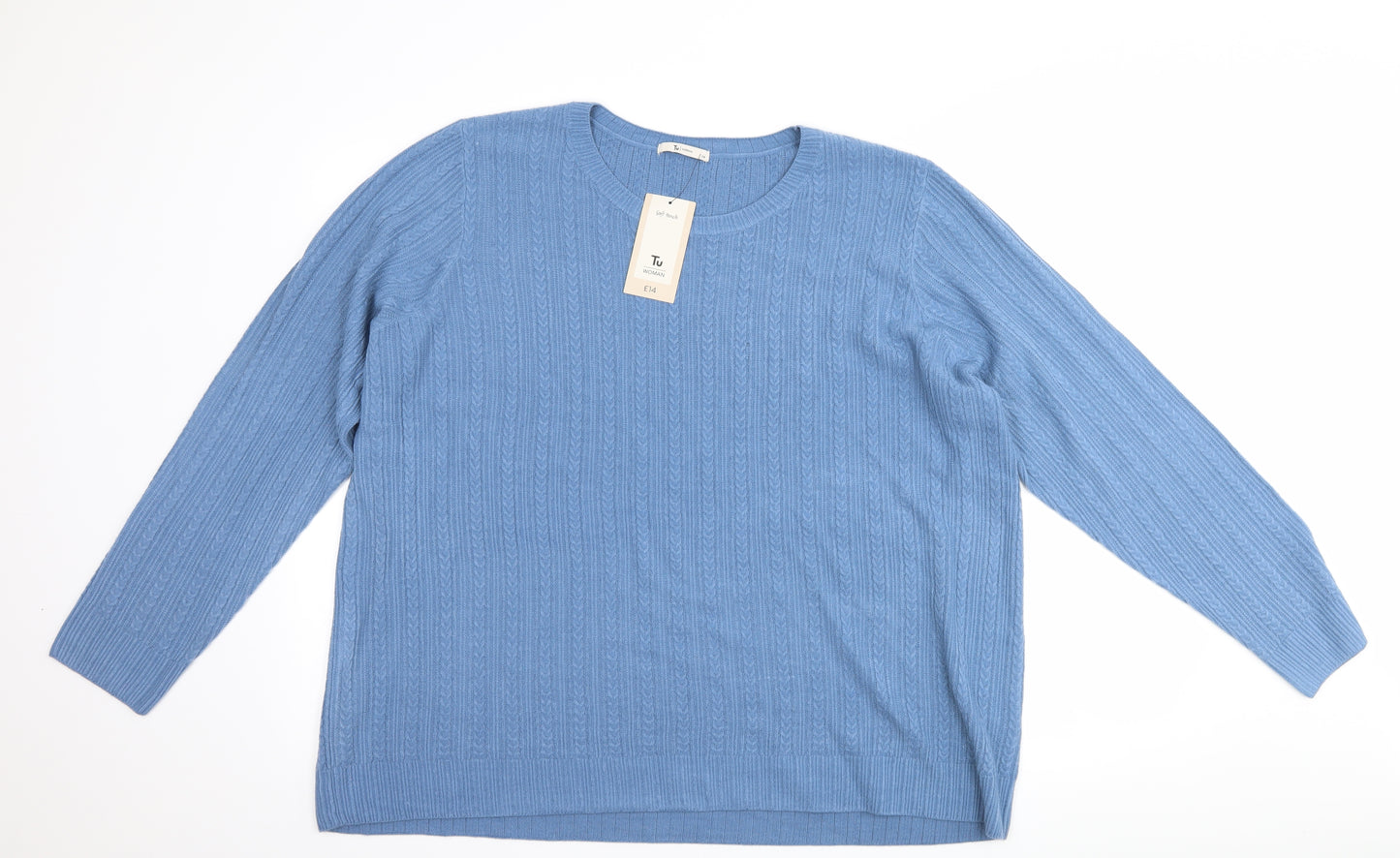 TU Womens Blue   Pullover Jumper Size 24